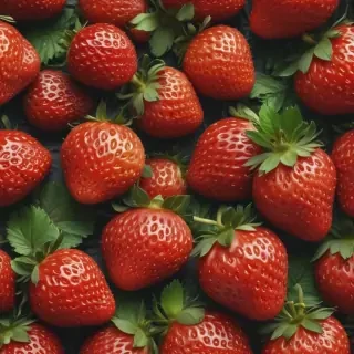 strawberry background aesthetic