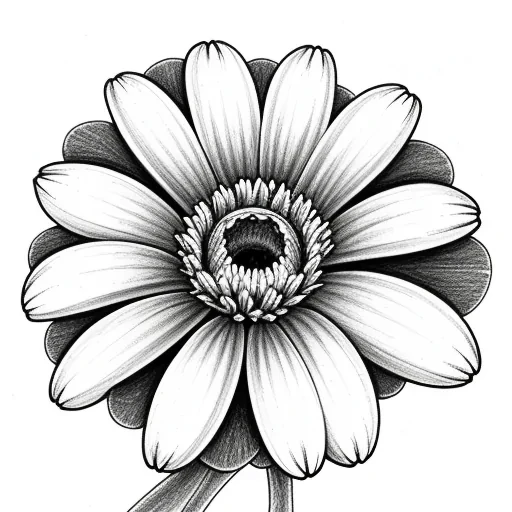 flower drawing colour