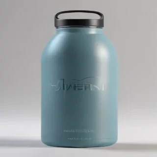 water bottle mockup
