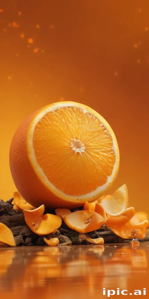 cute orange background