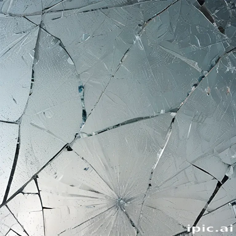 broken glass texture