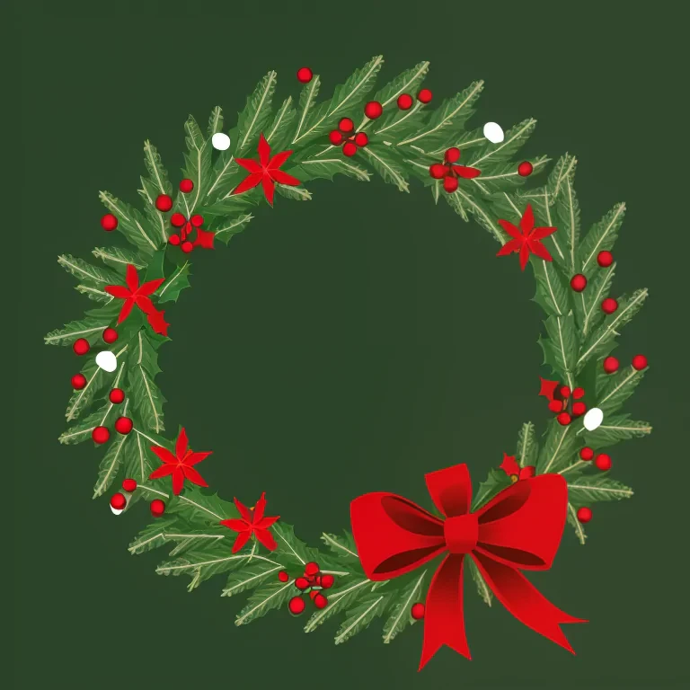 christmas wreath clip art