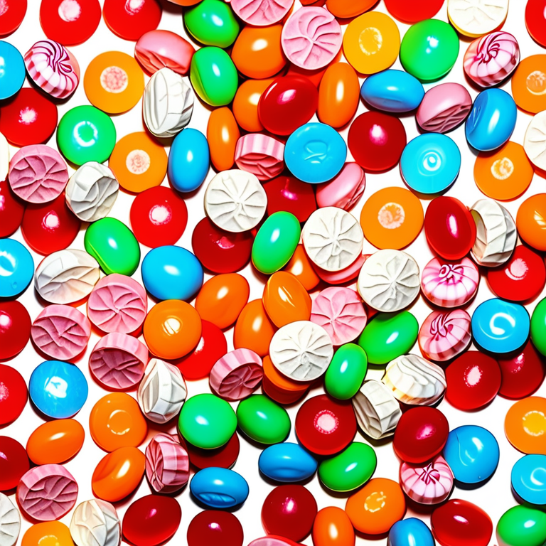 does freeze dried candy have less calories