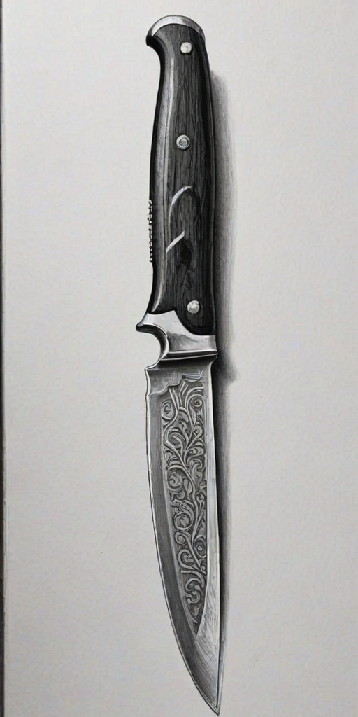 knife drawing