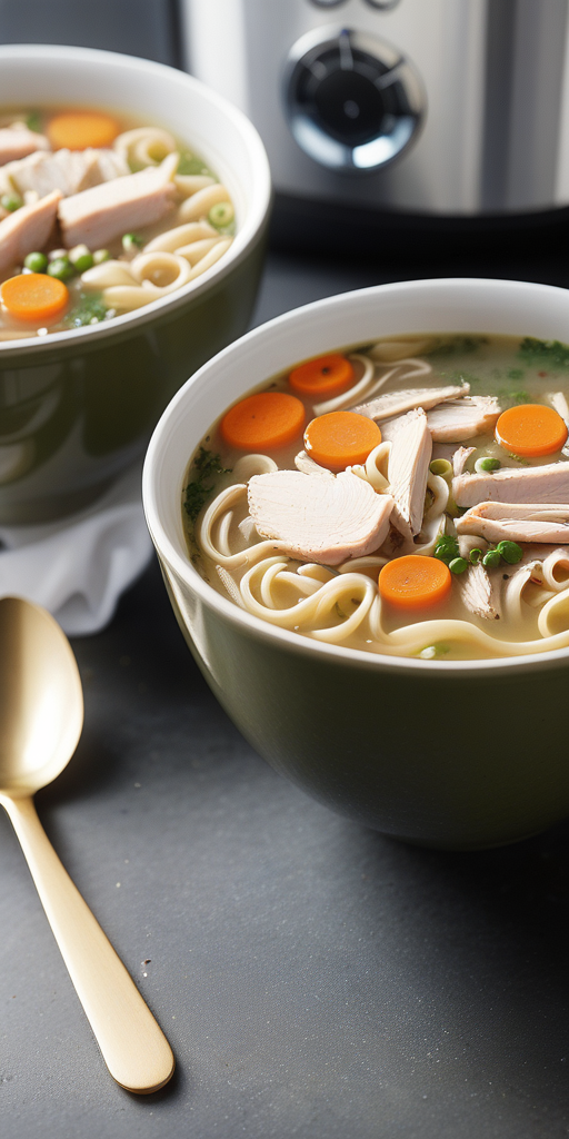 high protein chicken noodle soup