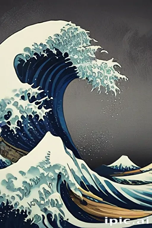 great wave wallpaper