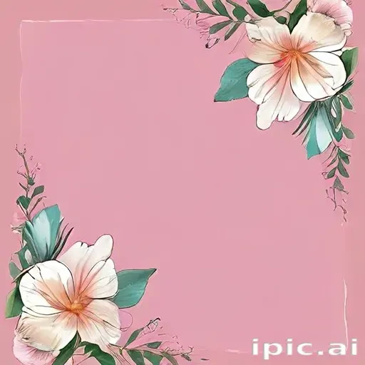 free flower border clipart