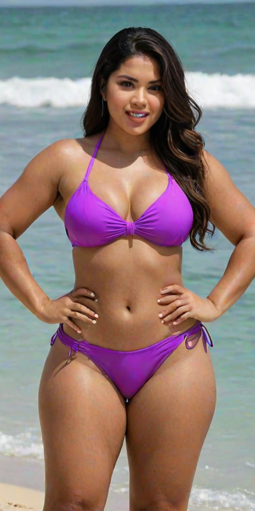 thick latina in bikini