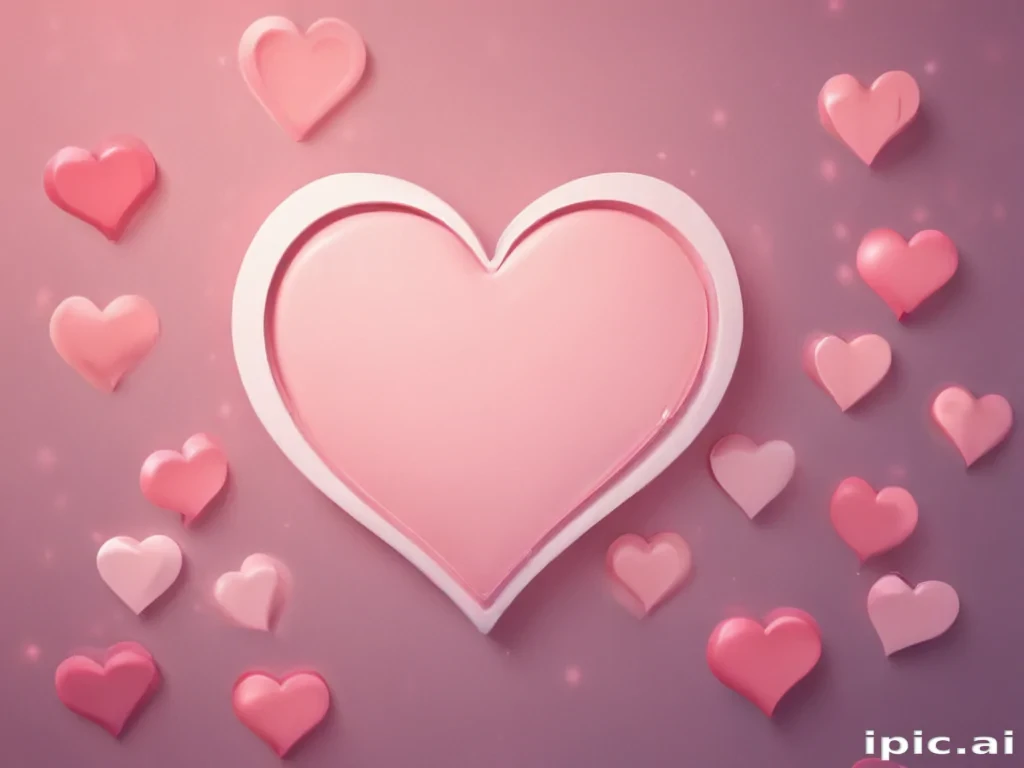 cute heart background