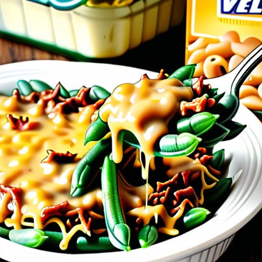 green bean casserole with velveeta