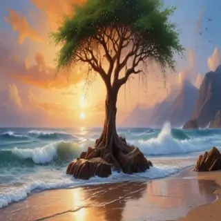 oil painting wallpaper