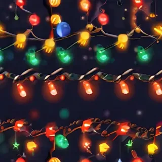 xmas lights png
