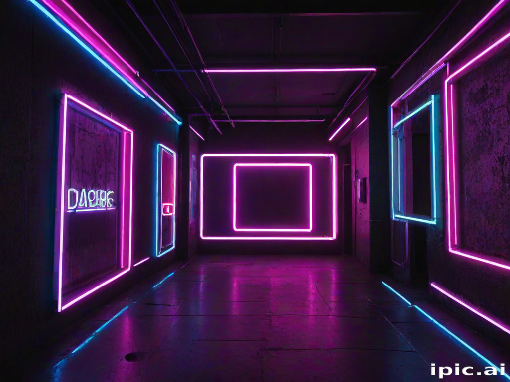 neon background aesthetic
