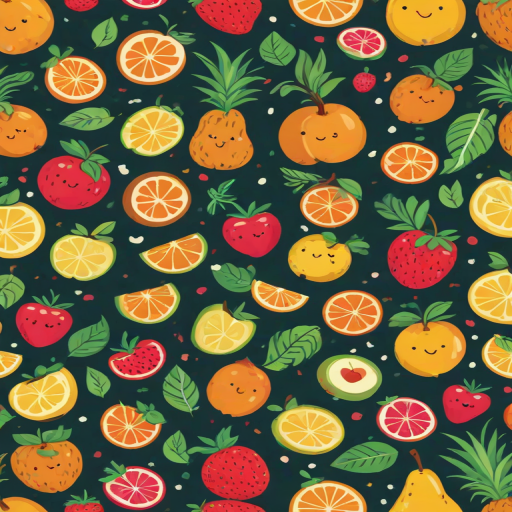 cute fruit backgrounds