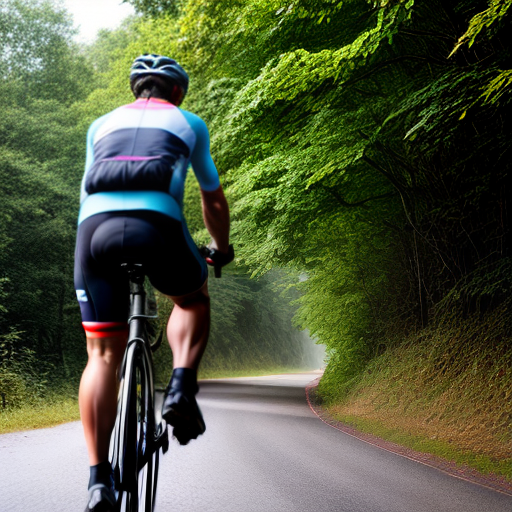 A cyclist