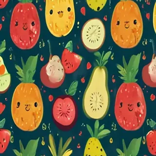 cute fruit backgrounds