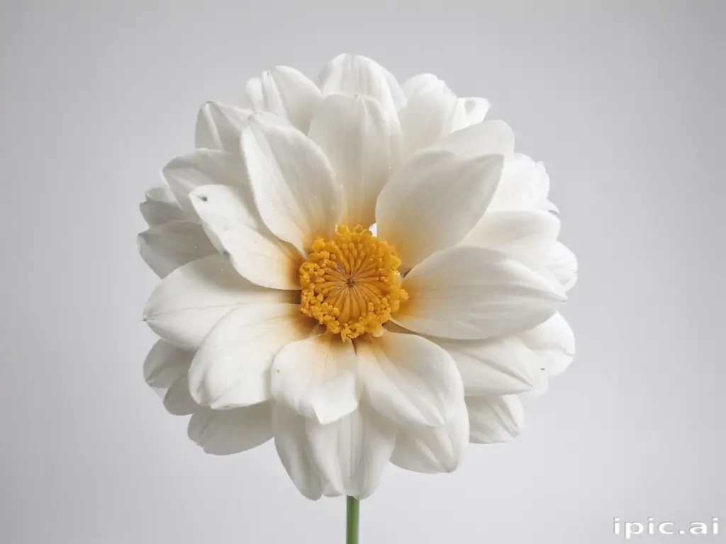 flower white background
