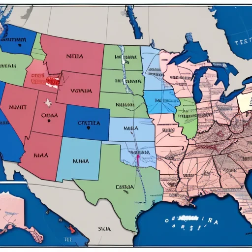 usa map states