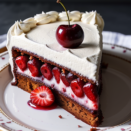 2 ingredient cake with cherry pie filling