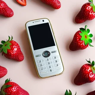 strawberry phone wallpaper