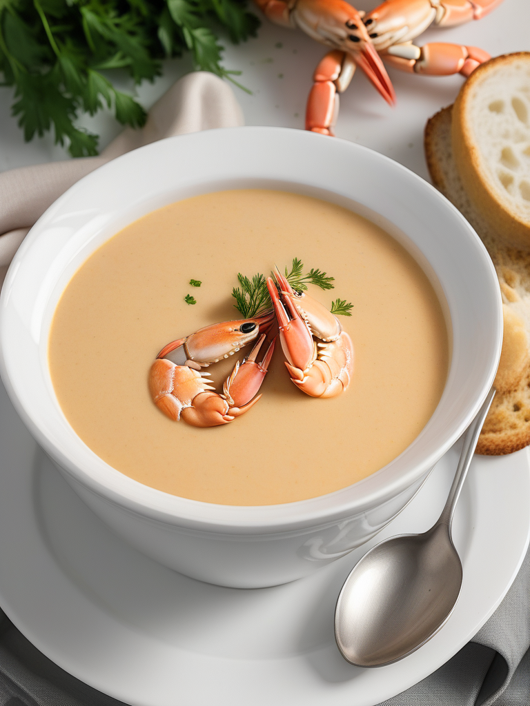 crab and shrimp bisque soup
