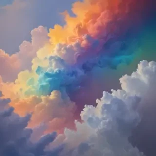 rainbow pastel