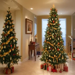 christmas trees transparent background