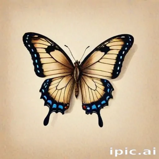 picture of butterfly drawing