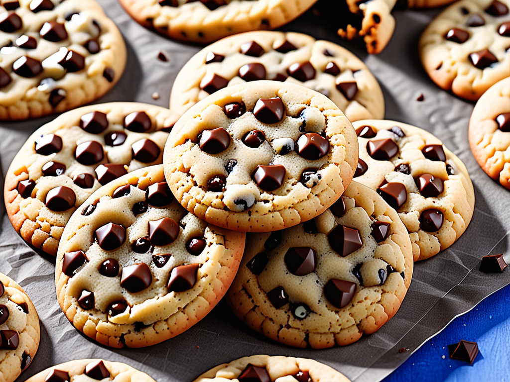 cut out cookies chocolate chip