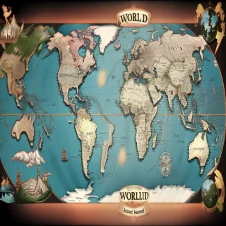 world map picture