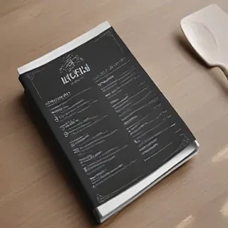 menu mock up