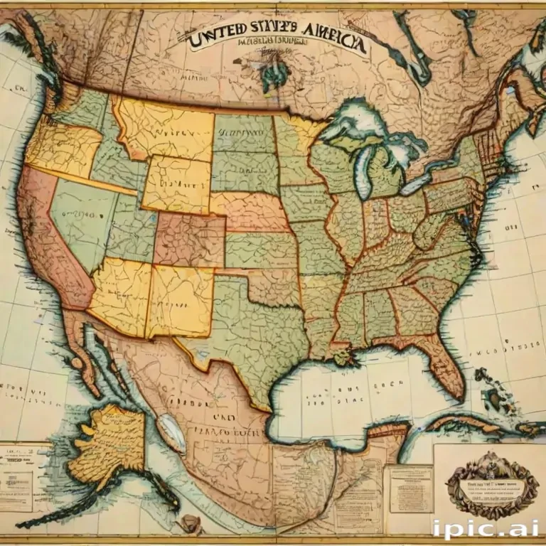 united states of america map