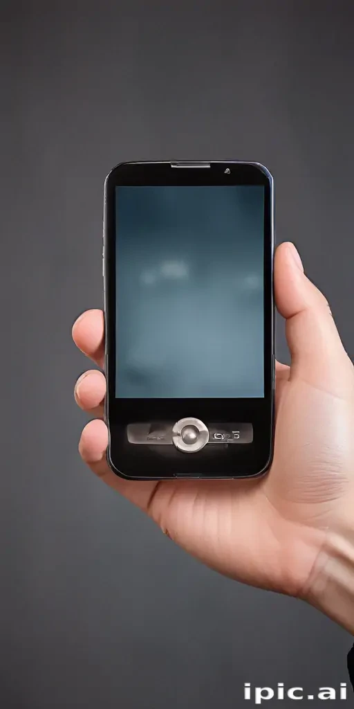 hand holding phone png