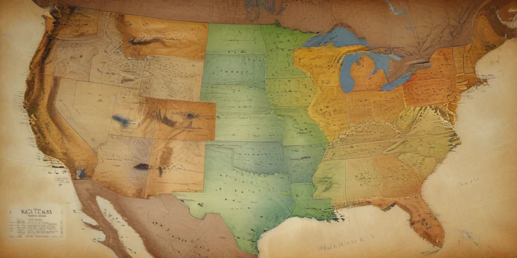 mapa usa