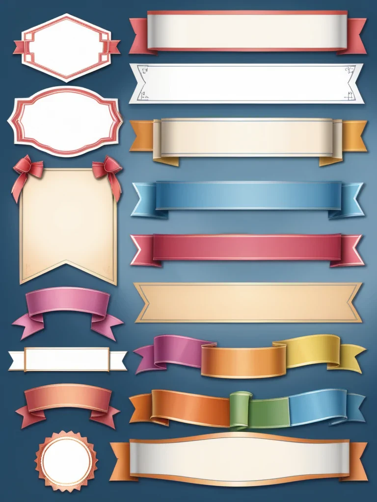 clip art banners and ribbons