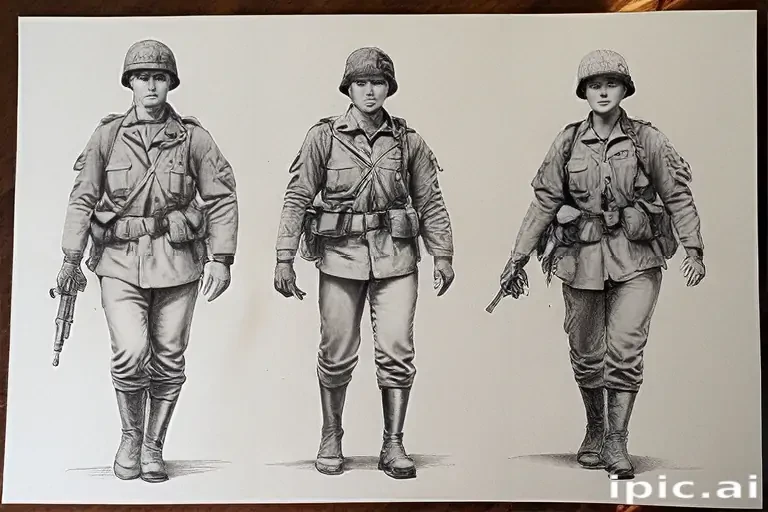 army drawings