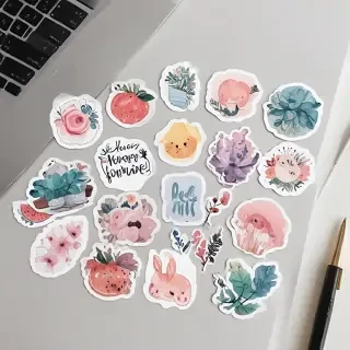 printable sticker aesthetic