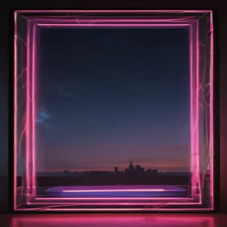 neon frame