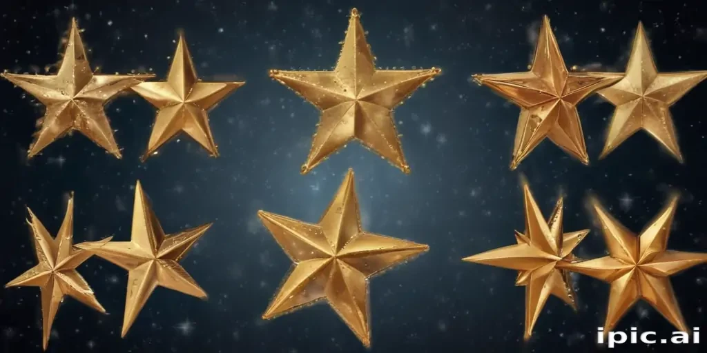 christmas stars clipart