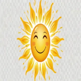 sunshine clipart transparent background