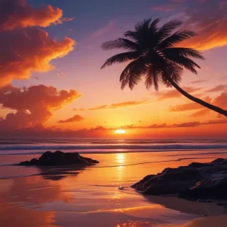 sunset aesthetic wallpaper