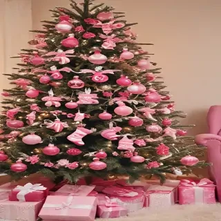 pink christmas pictures