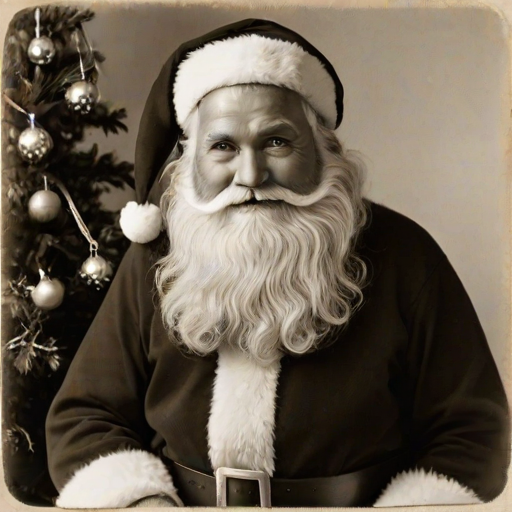 images of vintage santa