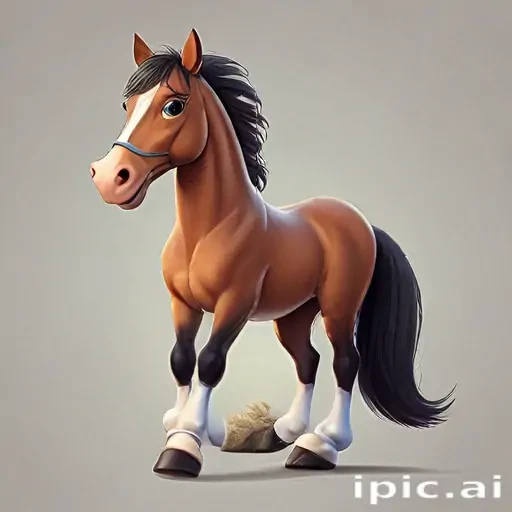 cartoon pic of horse
