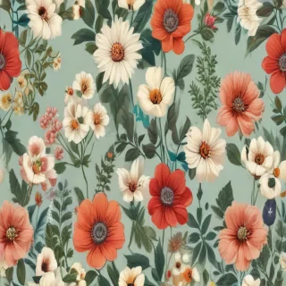 vintage flower illustration
