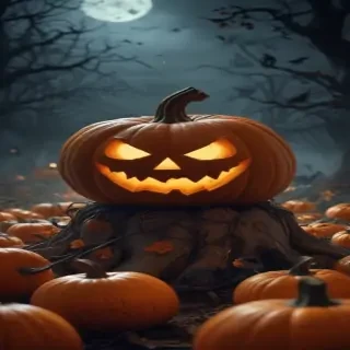 halloween pumpkin background