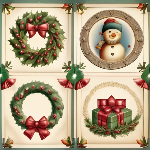 free printable vintage christmas pictures