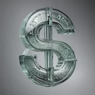 transparent dollar sign