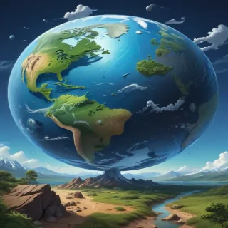 cartoon picture planet earth