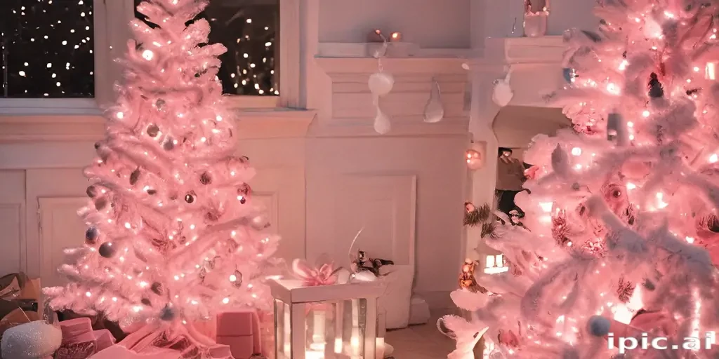 pink christmas aesthetic